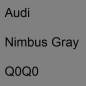 Preview: Audi, Nimbus Gray, Q0Q0.